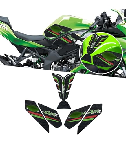 Amazon.co.jp: NIGHT CAT互換ZX-6Rオートバイ燃料タンクパッドキット