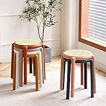 2脚セットアジアンテイスト　籐　座椅子　イス　　スタッキングスツール 楽天市場】天然籐 和座敷チェア 2脚セット スタッキング可能