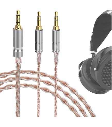 Amazon | Linkidea アップグレード 6N オーディオ ケーブル、HIFIMAN