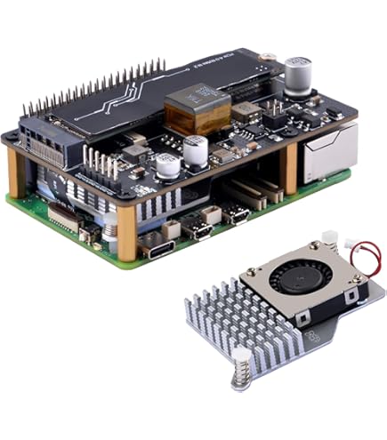 Raspberry Pi 5 8GB＋M.2 SSD 256GB＋クーラーセット Amazon.co.jp: GeeekPi M.2 NVMe M-Key & POE+ HAT for