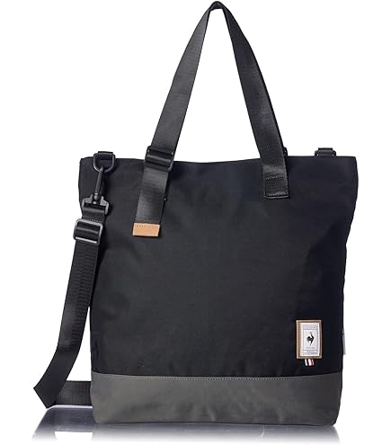 Amazon.co.jp: everyone nylon logo tote bag black : ファッション