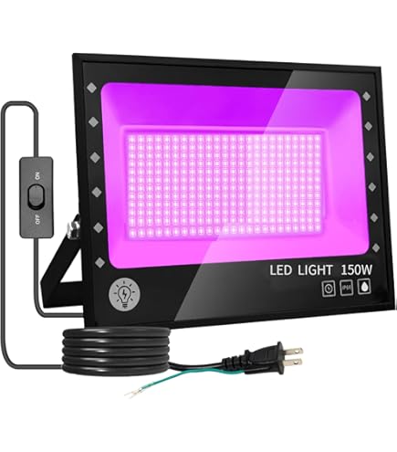 【不具合なし】ブラックライト照明器具 30W Amazon.co.jp: ブラックライト 30W LED投光器 UVライト紫外線投光器