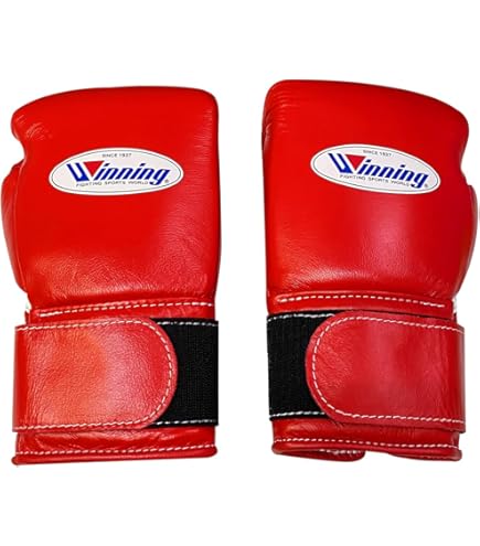 ぐっち　極美品　Winning グローブ　8oz 赤 Winning Boxing Gloves 8oz RED Vintage Old Logo Lace up Used Japan