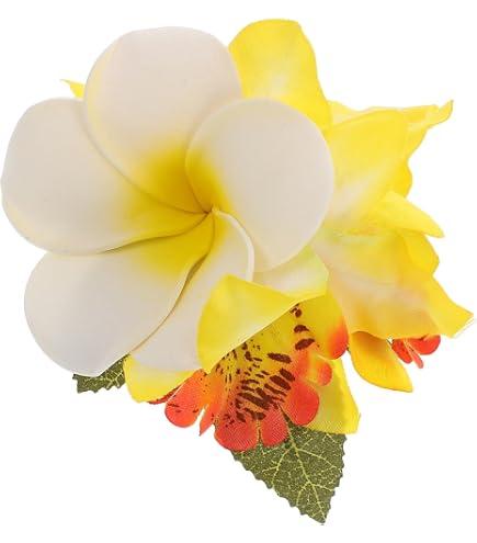 Amazon.co.jp: フラダンス ヘアクリップ スプレーリリー ユリの花
