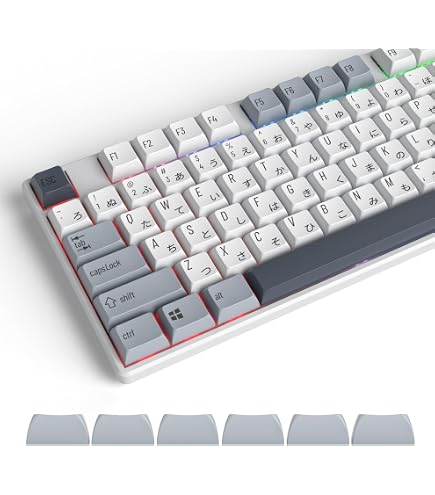 Amazon | YMDK DSA キーキャップ 64 68 65 キーキャップセット 染料