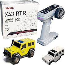 Amazon.co.jp: captainrc LDARC RCクローラー1/43 RTRミニ4WD RCロック
