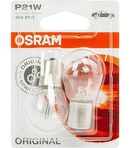 Amazon | OSRAM Original 12V P21/4W halogen auxiliary lights 7225