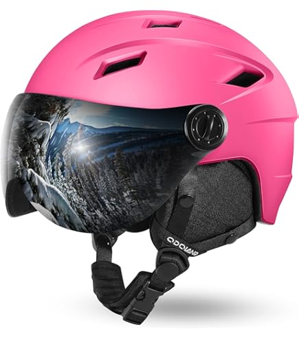 Amazon | kufun スキー ヘルメット バイザー スノーボード ヘルメット