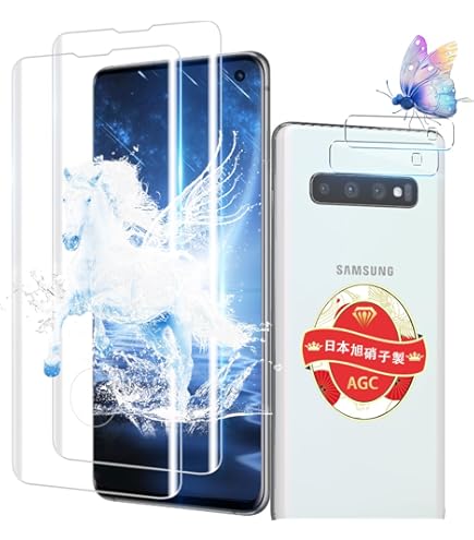 Amazon | 対応 Galaxy S10 全面保護 ガラスフィルム SC-03L / SCV41