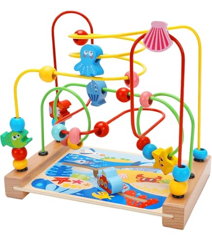 Amazon | B.toys – Zany Zoo アクティビティキューブ - 知育玩具 木製