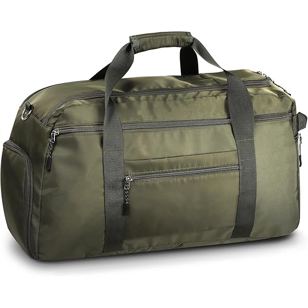 Amazon | U.S. Military Surplus ジップダッフルバッグ、中古オリーブ