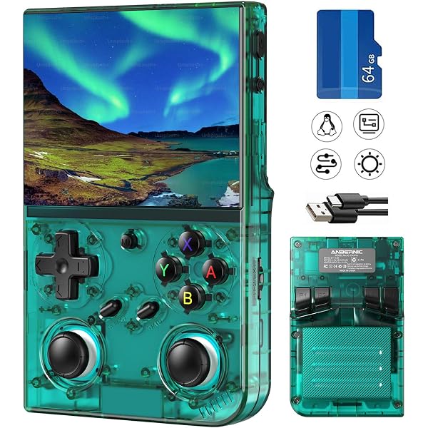 Amazon | Anbernic RG40XXV携帯型ゲーム機Linuxシステム4インチIPSフル