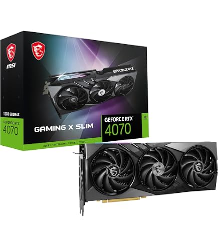 Amazon | MSI GeForce RTX 4070 SUPER 12G GAMING X SLIM | MSI 