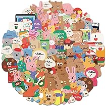 Amazon.co.jp: scooty studio ステッカー 70枚セット スクーティー