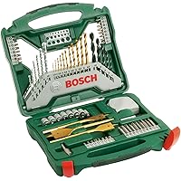 Bosch Accessories 70 Piece X-Line Drill and Screwdriver Bit Set (For Wood, Masonry, and Metal, Accessories for Drills)