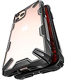 【Ringke】iPhone 11 Pro ケース ストラップホール [米軍MIL規格取得] クリア 透明 落下防止 iPhone11Pro スマホケース カバー Qi ワイヤレス充電対応 iPhone ケース Fusion-X (Black ブラック)