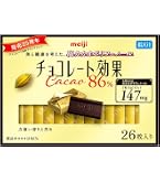 Amazon | 明治 チョコレート効果カカオ86％ 26枚×6個 | チョコレート