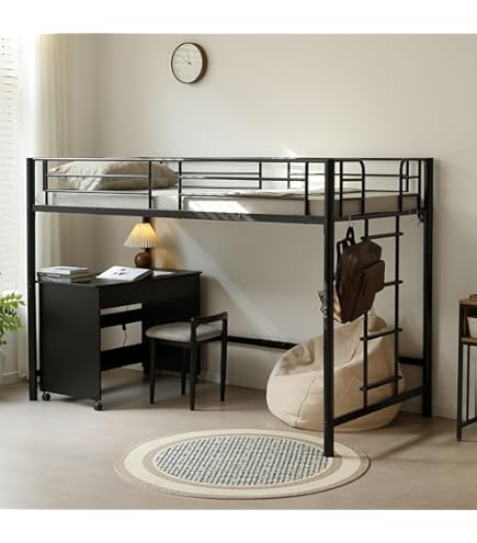 Amazon｜Chic ZONE ロフトベッド ロータイプ 高さ110cm シングルベッド