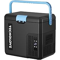 Amazon.co.jp: Tecnolove 車載冷蔵庫 18L -20℃～20℃ 急速冷凍