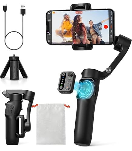 Amazon.co.jp: hohem X3 スマホ ジンバル iphone用 3軸スタビライザー