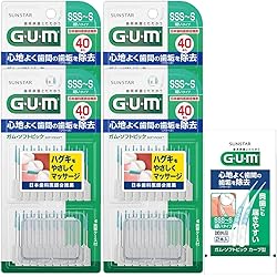 Amazon | GUM ソフトピック SSS～S 40本 | GUM(ガム) | 歯間クリーナー