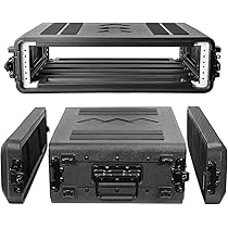 Amazon.co.jp: Diandian 2U ラックケース 浅い 深さ17インチ