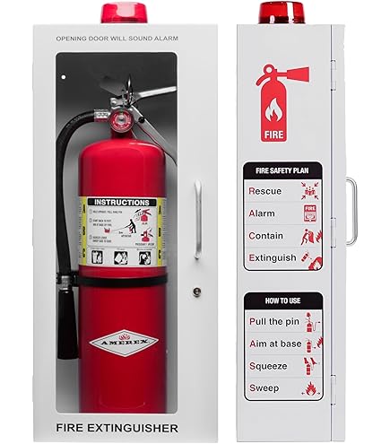 Semi Recessed Extinguisher Cabinet Kidde Semi-Recessed Fire ...