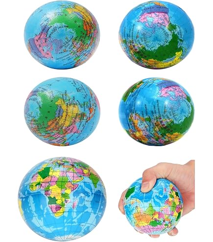 Amazon.co.jp: PU地球儀ボール 12個セット : 文房具・オフィス用品