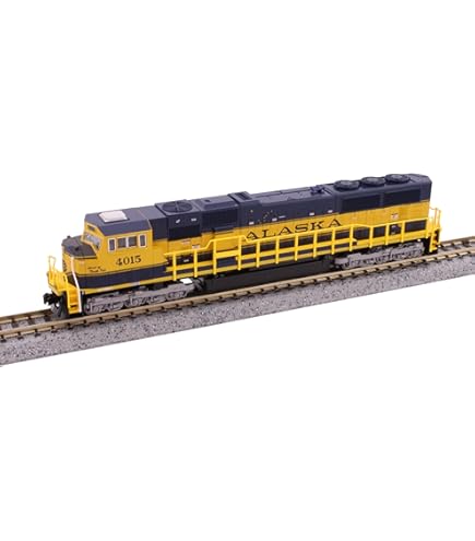 Amazon.co.jp: Kato USA Inc. アラスカ鉄道 SD70MAC #4328「アラスカ