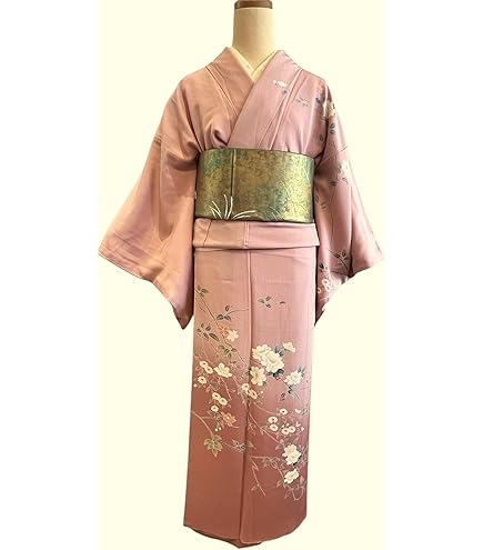 夏物 お召し 御召 着物 中古 正絹 ますいわ屋扱い 反端付き 曲線模様 焦茶色 身丈154.5cm 裄64cm SA ワイド きもの北條 A994-19 Amazon.co.jp: 夏物 お召し 御召 着物 中古 正絹 ますいわ屋扱い 反端