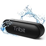 Tribit XSound Go Bluetooth スピーカー IPX7完全防水 12W ポータブルスピーカー 24時間連続再生 ブルートゥーススピーカー 低音強化/内蔵マイク搭載 ブラック