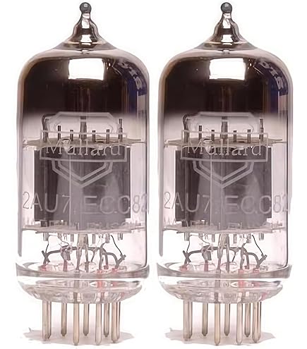 Amazon | 12AX7/ECC83 Mullard ムラード 2本マッチ 真空管PX19【1年