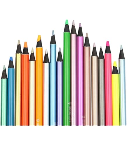 Amazon | Faber-Castell ブラックエディション メタリック色鉛筆:12本
