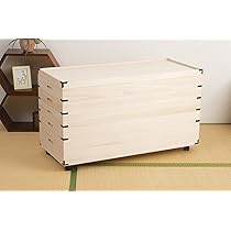 Amazon｜桐キャスター付衣装箱 5段 桐天然木 日本製 HI-0032｜収納