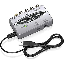 Amazon.co.jp: ベリンガー フォノプリアンプ内蔵 2入力2出力 USB