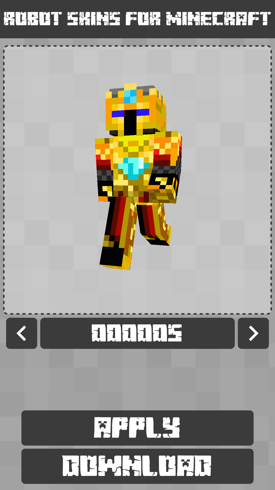 Amazon Co Jp Robot Skins For Minecraft Pe Android アプリストア