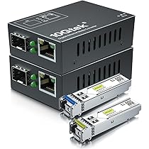 Amazon.co.jp: 10Gtek ギガビット 光メディアコンバーター