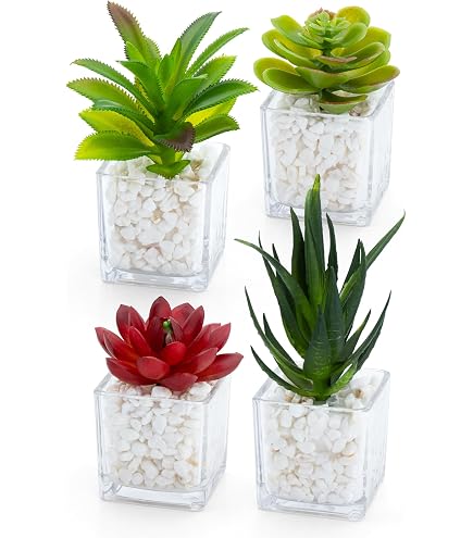 Amazon｜Yunsailing 40ピース 人工多肉植物 フェイク多肉植物 リアルな