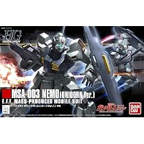 Amazon | HGUC 機動戦士ガンダムUC MSA-003 ネモ（ユニコーンVer.） 1