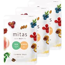 Amazon | 葉酸サプリ ミタス 3袋分 mitas サプリ ビタミン ミネラル