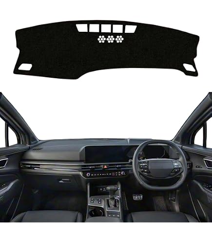 thumbnail image 2 of Sunland Dashmat For Kia Sportage NQ5 – 2021-2025, RHD, Black Carpet Dashboard Cover 2 of 5