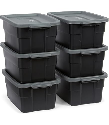 Black Bam Heavy Duty Box And Lid Super Strong Impact Resistant Re
