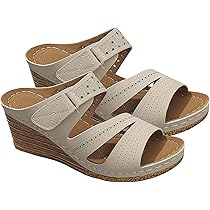 Amazon.co.jp: BBPM オープントゥ ウェッジスリッパ 夏用