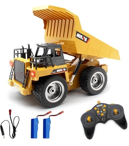 Fistone 1/14 RC Crawler Crane - Remote Control Construction Toy With 11lb Lift Capacity