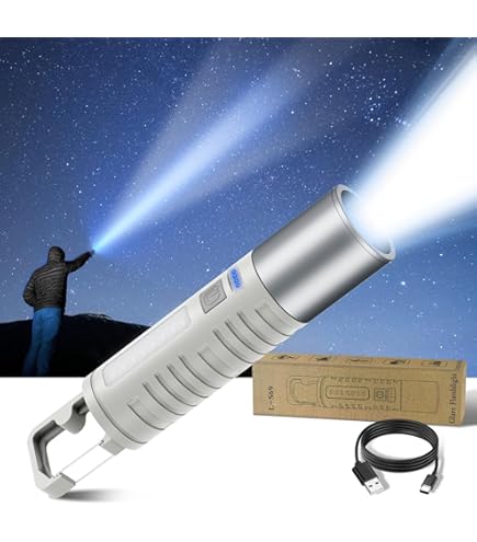 Amazon | 【2025 最新の進化】懐中電灯 強力 ledライト 高輝度