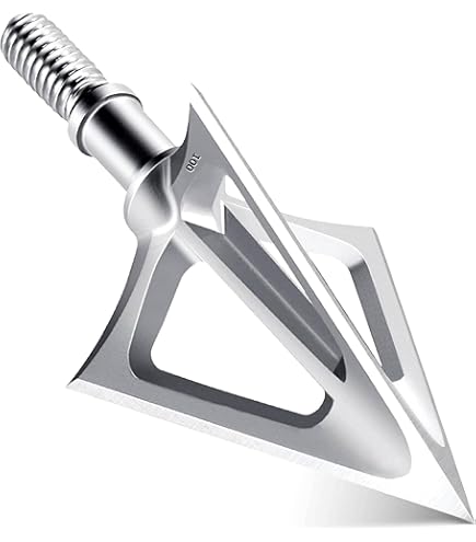 Amazon.co.jp: DEEPOWER アーチェリー 矢尻 矢じり 100粒 固定 3枚刃 1