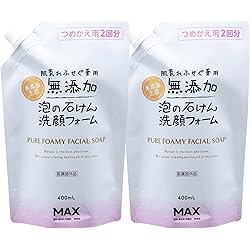 Amazon | マックス 肌荒れ防ぐ薬用無添加 洗顔フォーム 200mL
