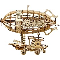 Amazon | Generic 3D木製パズル飛行船モデル手作りアート