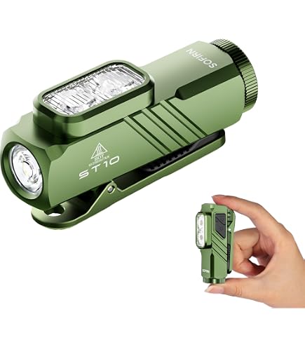 Amazon.co.jp: Sofirn ST10 クリップライトとSC33 懐中電灯のセット