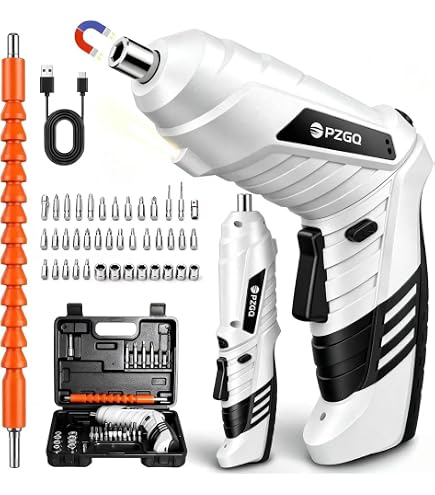Amazon | 電動ドライバー 小型 コードレス 軽量 2WAY変形可能 正逆転